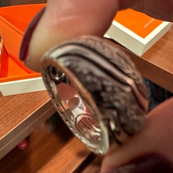 John Hardy Silver Lahar Ring with Diamonds size 7 new with box - Picture 12 of 12